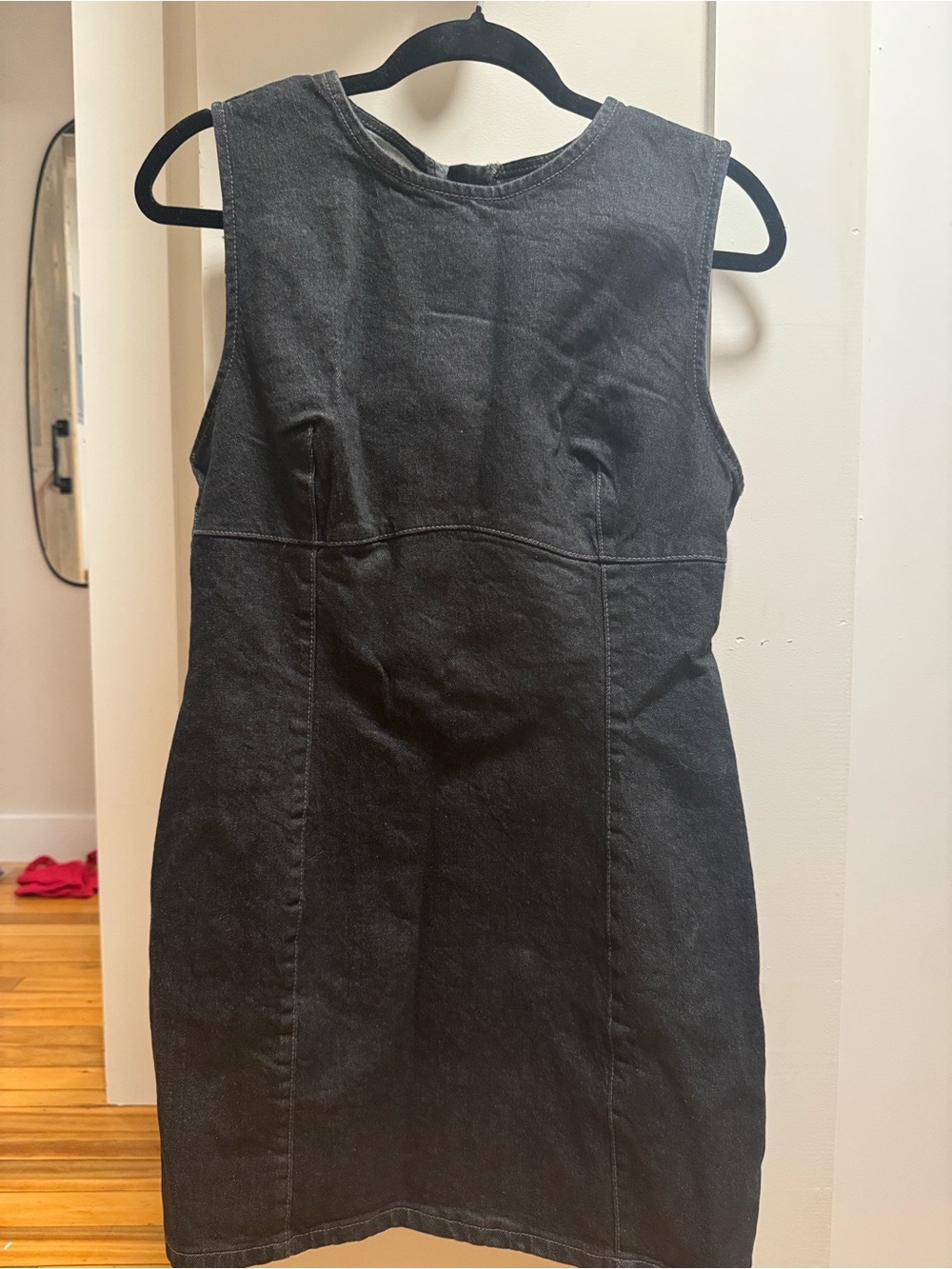 Zara Sleeveless Denim Mini Dress